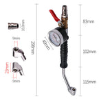 🚛🔧 Langer LKW-Reifenfüllschlauch – mit Manometer, gebogenem Ventilkopf & Schnellbefüllung ⚙️✅ Ideal für Werkstatt & Pannenhilfe – Präzise Luftdruckkontrolle, flexibel & langlebig. Sicher unterwegs mit Profi-Ausstattung!