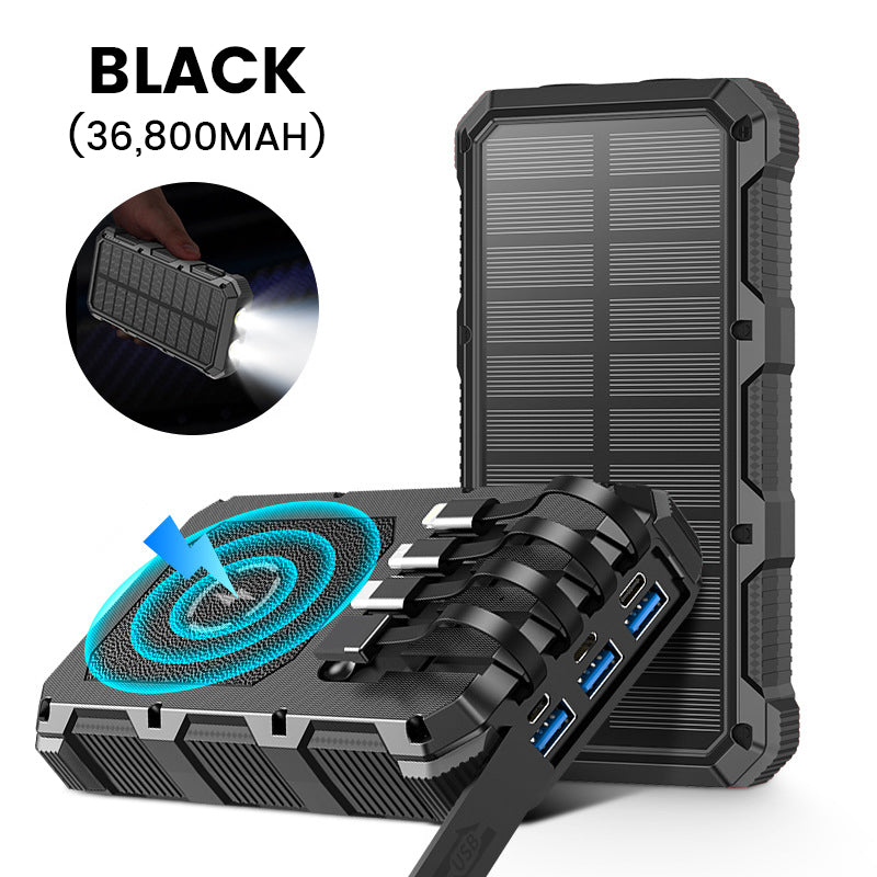 🔥🔋 Solarpowerbank 20.000 mAh – Robust & wetterfest, lädt 3 Geräte gleichzeitig, ideal für Camping & Outdoor-Abenteuer. ☀️🔌 Ohne Steckdose autark unterwegs.