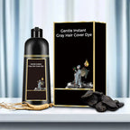 💆‍♀️💨 50% RABATT! Sanfte Sofort-Haarfarbe zur Grauabdeckung – Ammoniakfrei, pflegendes Öl 🌿✨ deckend & natürlich wie beim Friseur.