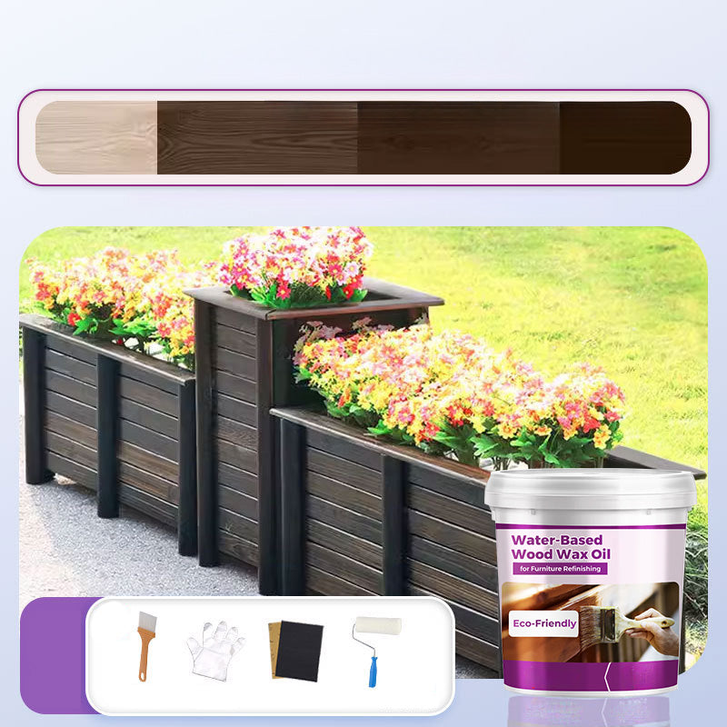 🌿💧 Umweltfreundliches Holzwachsöl auf Wasserbasis – geruchlos & schnell trocknend 🌿💧 Perfekt für Möbelrestaurierung, natürlicher Glanz, lebensmittelecht & einfache Anwendung.