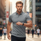 ✨🔥 Kurzarm-Hemdchen-Shirt mit Reverskragen – schnell trocknend & atmungsaktiv, ideal für heiße Tage ✔️👕 vielseitig kombinierbar, perfekt für Freizeit & Büro