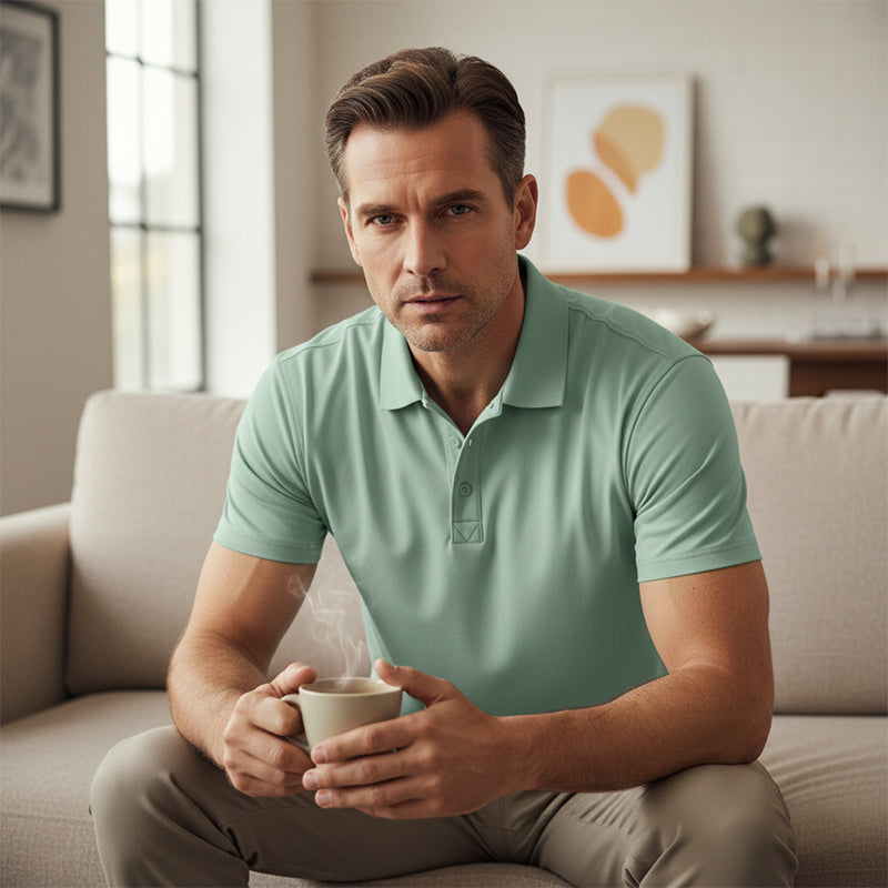 ✨🔥 Kurzarm-Hemdchen-Shirt mit Reverskragen – schnell trocknend & atmungsaktiv, ideal für heiße Tage ✔️👕 vielseitig kombinierbar, perfekt für Freizeit & Büro