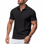 ✨🔥 Kurzarm-Hemdchen-Shirt mit Reverskragen – schnell trocknend & atmungsaktiv, ideal für heiße Tage ✔️👕 vielseitig kombinierbar, perfekt für Freizeit & Büro