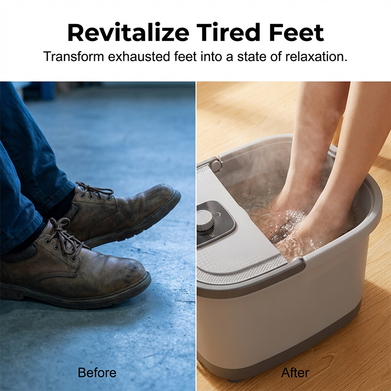 🔥🦶 Beheiztes Fußbad mit Massagerollen ✨💆‍♀️ Entspannung pur für müde Füße – Wohlfühl-Wellness jetzt zum Schnäppchenpreis!