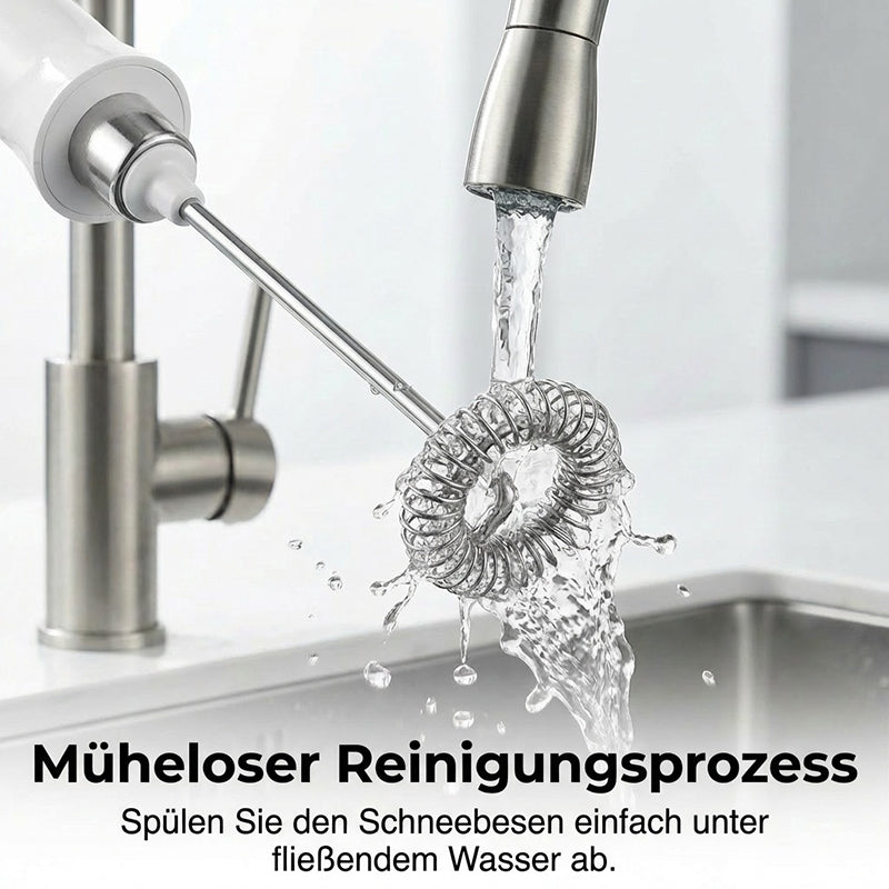 🥛⚡ Elektrischer Milchaufschäumer Set, kabellos & wiederaufladbar mit 3 Rührbesen 🍶✨ – für perfekten Milchschaum, heiße Schokolade & Ei-Schaum – schnell & vielseitig