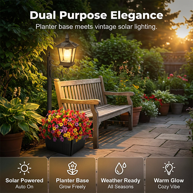 🌿☀️ Solar-Blumentopfleuchte 2-in-1 – warmweißes Licht, wetterfest für Garten & Terrasse, energiesparend, dekorativ 🌟✨ Überzeugende Optik & Funktion – perfekt für den Eingangsbereich – jetzt entdecken!