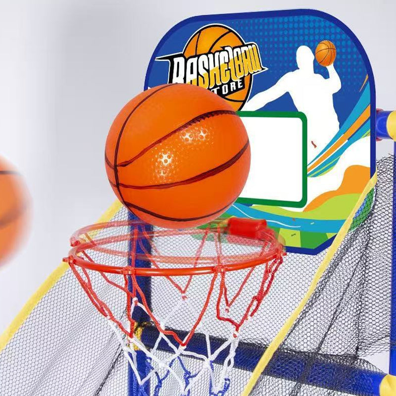🏀⛹️ Indoor-Basketball-Arcade-Spiel mit 4 Bällen – kinderfreundliches Korbspiel für Zuhause 🎯🏀 perfekt für Spielzimmer & Party, fördert Motorik, unzerbrechlicher Rahmen, sofort spielbereit!