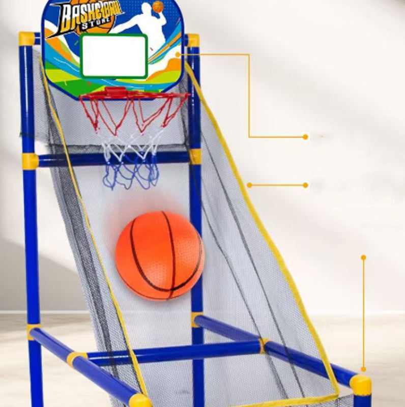 🏀⛹️ Indoor-Basketball-Arcade-Spiel mit 4 Bällen – kinderfreundliches Korbspiel für Zuhause 🎯🏀 perfekt für Spielzimmer & Party, fördert Motorik, unzerbrechlicher Rahmen, sofort spielbereit!
