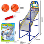 🏀⛹️ Indoor-Basketball-Arcade-Spiel mit 4 Bällen – kinderfreundliches Korbspiel für Zuhause 🎯🏀 perfekt für Spielzimmer & Party, fördert Motorik, unzerbrechlicher Rahmen, sofort spielbereit!