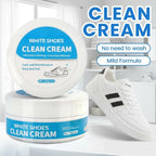 🧼✨ No-Wash Schuh & Leder Reiniger Creme – Fleckenentferner mit Schwamm 🧽👟 Einfach auftragen, sofortige Frische – ideal für Sneaker, Sofa & Autositze.