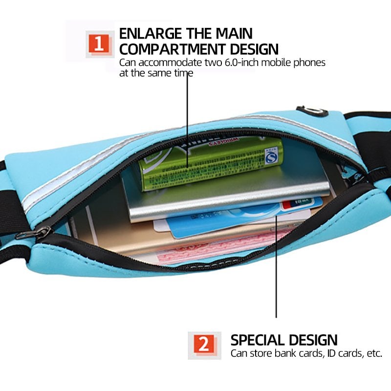 🏃‍♂️💧 Handy-Hüfttasche wasserdicht für Outdoor – 🌧️📱 Ideal für Joggen, Reisen & Festivals – Schlüssel, Geld sicher verstauen – ultraleicht & langlebig