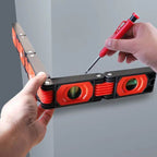 🔧📐 Mehrfach verstellbare Klappwasserwaage – 5-in-1 für präzise Messungen in Ecken & engen Räumen. 🧲💪 Mit starken Magneten & 4 Libellen – kompakt, robust, ideal für Heimwerker & Profis.