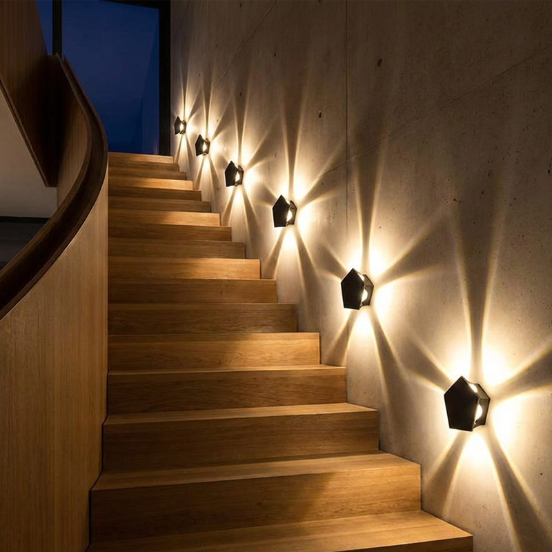 ✨💡 Moderne LED-Wandleuchte mit geometrischem Lichteffekt – stilvolle Akzente für Wohnzimmer & Flur 🌟🔲 energiesparend, blendfrei & sofortige Eleganz – sicher jetzt im Angebot sparen!