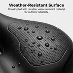 ✨🔥 Ergonomischer Fahrradsattel mit Memory-Schaum – atmungsaktiv, schmerzfrei dank Druckentlastung & stoßdämpfend für lange Touren 🚲💨 Jetzt entdecken & Komfort genießen!