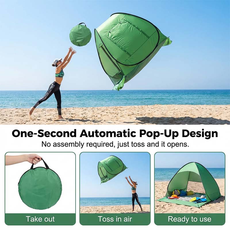 📢📢50 % Rabatt!! ⏰⛱️Automatisches Pop-Up-Strandzelt☀️⚡