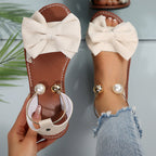 😍Zeitlich begrenzter Rabatt 50% 💥Stilvolle Riemchen-Sandalen mit Perlen-Detail