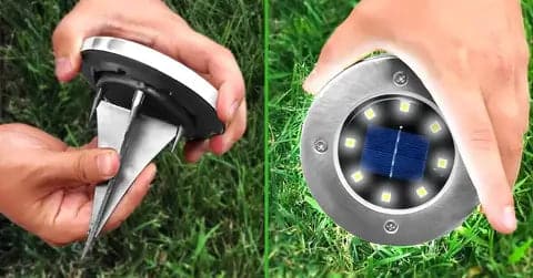 🎯🔥 Solar-Bodenleuchte „Rock“: 2er-Pack kaufen, 1 gratis! 💡⏳ Ideal für Garten, Einfahrt & Terrasse – autom. Ein-/Aus, langlebig & wetterfest.