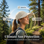 😎🏆 Damen-Baseball-Sonnenhut mit breiter Krempe ✨☀️ UV-Schutz, schnell trocknend, atmungsaktiv – perfekt für Outdoor, Wanderung & Strand. 2 Stück nur 21,99€ (-50%)