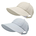 😎🏆 Damen-Baseball-Sonnenhut mit breiter Krempe ✨☀️ UV-Schutz, schnell trocknend, atmungsaktiv – perfekt für Outdoor, Wanderung & Strand. 2 Stück nur 21,99€ (-50%)