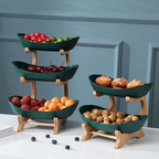 🍎🍐 3-Teilige Obstschale mit Holzständer – Platzsparend & Stilvoll 🍇🍒 Perfekt für Küche & Tisch, hochwertige Verarbeitung, praktisch als Servierschale, ideal für zuhause – jetzt entdecken!