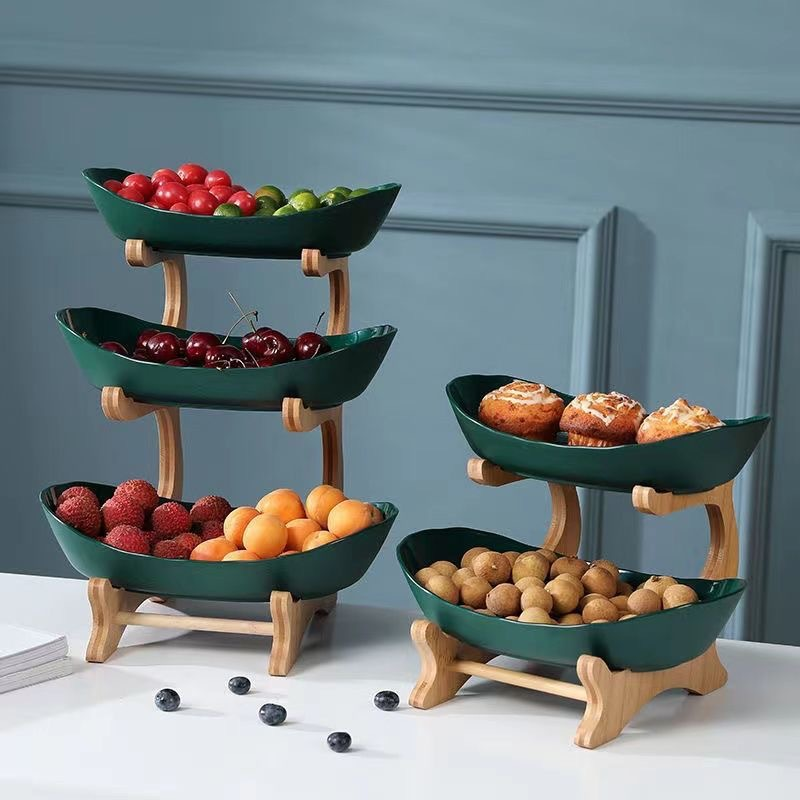 🍎🍐 3-Teilige Obstschale mit Holzständer – Platzsparend & Stilvoll 🍇🍒 Perfekt für Küche & Tisch, hochwertige Verarbeitung, praktisch als Servierschale, ideal für zuhause – jetzt entdecken!