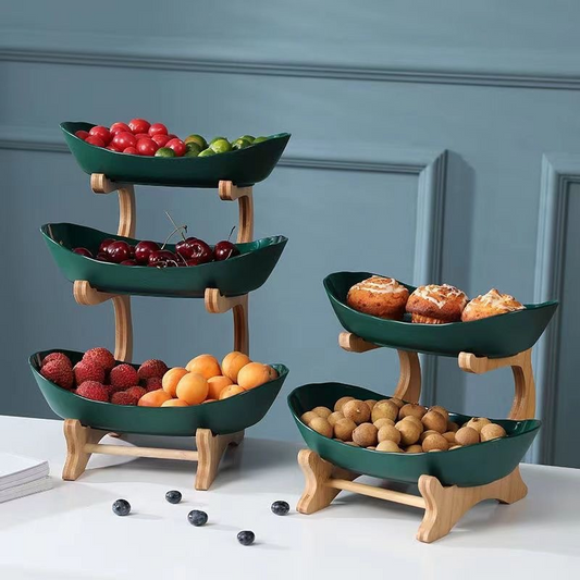 🍎🍐 3-Teilige Obstschale mit Holzständer – Platzsparend & Stilvoll 🍇🍒 Perfekt für Küche & Tisch, hochwertige Verarbeitung, praktisch als Servierschale, ideal für zuhause – jetzt entdecken!