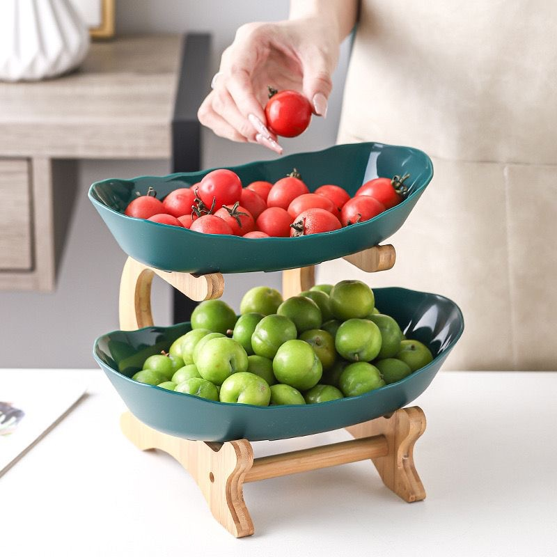 🍎🍐 3-Teilige Obstschale mit Holzständer – Platzsparend & Stilvoll 🍇🍒 Perfekt für Küche & Tisch, hochwertige Verarbeitung, praktisch als Servierschale, ideal für zuhause – jetzt entdecken!
