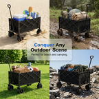 🛒🏕️ Faltbarer Bollerwagen – Riesen Volumen, leichter Camping Handwagen ⛰️🚀 | 50% Rabatt, nur 3 Tage!