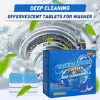 🧼💨 Waschtabs für blitzsaubere Maschine – Ohne Rückstände, ohne Gerüche 🚀🧺 12er Pack, 180g – Tiefenreinigung von Trommel & Dichtungen, entfernt Bakterien & Gerüche, für alle Waschmaschinen geeignet.