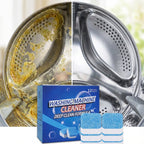 🧼💨 Waschtabs für blitzsaubere Maschine – Ohne Rückstände, ohne Gerüche 🚀🧺 12er Pack, 180g – Tiefenreinigung von Trommel & Dichtungen, entfernt Bakterien & Gerüche, für alle Waschmaschinen geeignet.