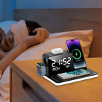 🔋⚡ 7-in-1 Kabellose Ladestation 📱🎧 Für Smartwatch, Kopfhörer & Smartphone – Alle Geräte gleichzeitig laden. Kein Kabelchaos, volle Kompatibilität.