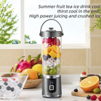 🥤⚡ Kabelloser Smoothie-Maker mit 10-Klingen-System & Hochleistungsmotor – zerkleinert Eis & Obst im Handumdrehen, ideal für unterwegs 🚀🔋 💪 USB-Ladung, Ein-Knopf-Bedienung, kompaktes Design – perfekt für Fitness, Büro & Reise.