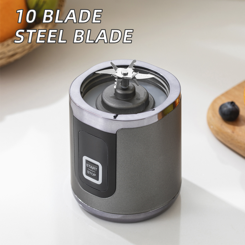 🥤⚡ Kabelloser Smoothie-Maker mit 10-Klingen-System & Hochleistungsmotor – zerkleinert Eis & Obst im Handumdrehen, ideal für unterwegs 🚀🔋 💪 USB-Ladung, Ein-Knopf-Bedienung, kompaktes Design – perfekt für Fitness, Büro & Reise.