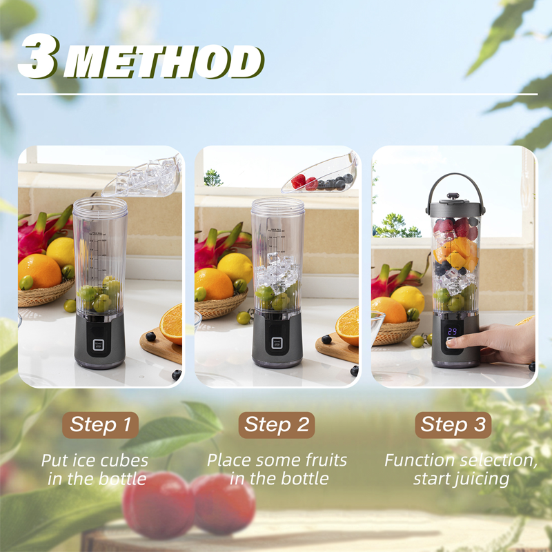 🥤⚡ Kabelloser Smoothie-Maker mit 10-Klingen-System & Hochleistungsmotor – zerkleinert Eis & Obst im Handumdrehen, ideal für unterwegs 🚀🔋 💪 USB-Ladung, Ein-Knopf-Bedienung, kompaktes Design – perfekt für Fitness, Büro & Reise.