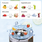 🥤⚡ Kabelloser Smoothie-Maker mit 10-Klingen-System & Hochleistungsmotor – zerkleinert Eis & Obst im Handumdrehen, ideal für unterwegs 🚀🔋 💪 USB-Ladung, Ein-Knopf-Bedienung, kompaktes Design – perfekt für Fitness, Büro & Reise.