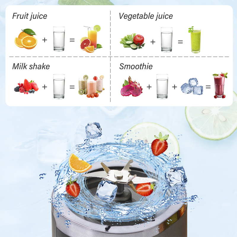 🥤⚡ Kabelloser Smoothie-Maker mit 10-Klingen-System & Hochleistungsmotor – zerkleinert Eis & Obst im Handumdrehen, ideal für unterwegs 🚀🔋 💪 USB-Ladung, Ein-Knopf-Bedienung, kompaktes Design – perfekt für Fitness, Büro & Reise.
