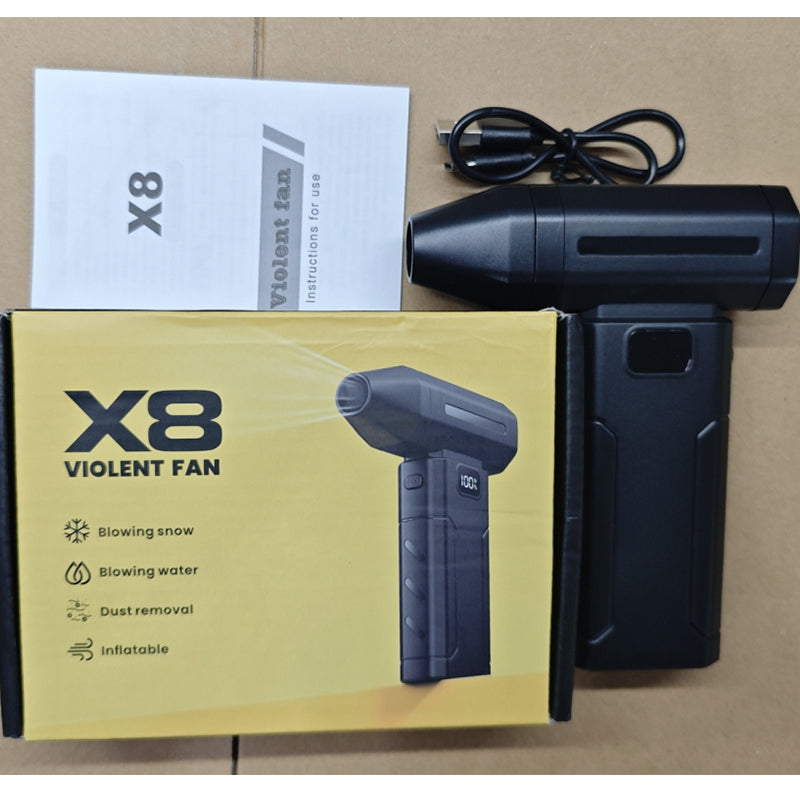 🌬️💨 Wiederaufladbarer Jet-Ventilator – kompakt & turbo-stark 💨⚡ Perfekt für unterwegs, Büro oder Reise – bis zu 18h Laufzeit, USB-C, ultraleiser Hochgeschwindigkeitsmotor