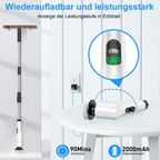 🧼✨ Verbesserte elektrische Rotationsreinigungsbürste mit LED-Display 💦🔋 – 50% Rabatt! Für porentiefe Reinigung, 3 Geschwindigkeiten, wasserdicht. Ideal für Gesicht & Bad.