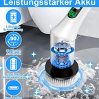 🧼✨ Verbesserte elektrische Rotationsreinigungsbürste mit LED-Display 💦🔋 – 50% Rabatt! Für porentiefe Reinigung, 3 Geschwindigkeiten, wasserdicht. Ideal für Gesicht & Bad.