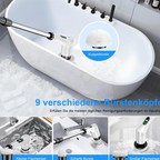 🧼✨ Verbesserte elektrische Rotationsreinigungsbürste mit LED-Display 💦🔋 – 50% Rabatt! Für porentiefe Reinigung, 3 Geschwindigkeiten, wasserdicht. Ideal für Gesicht & Bad.