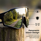 😎🏔️ Photochrome Outdoor-Sportbrille – Selbsttönend, Panoramablick 🌬️🔒 | Windschutz, rutschfest – Ideal für Rad & Lauf – Jetzt sparen!