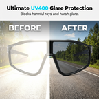 😎🏔️ Photochrome Outdoor-Sportbrille – Selbsttönend, Panoramablick 🌬️🔒 | Windschutz, rutschfest – Ideal für Rad & Lauf – Jetzt sparen!
