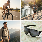 😎🏔️ Photochrome Outdoor-Sportbrille – Selbsttönend, Panoramablick 🌬️🔒 | Windschutz, rutschfest – Ideal für Rad & Lauf – Jetzt sparen!