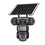🔎📷 50% RABATT! 6K 9MP 3-Linsen Kamera – 10x Zoom, 360° PTZ, Farb-Nachtsicht 🌙🔍 IP66 wasserdicht – Rundumschutz ohne toten Winkel