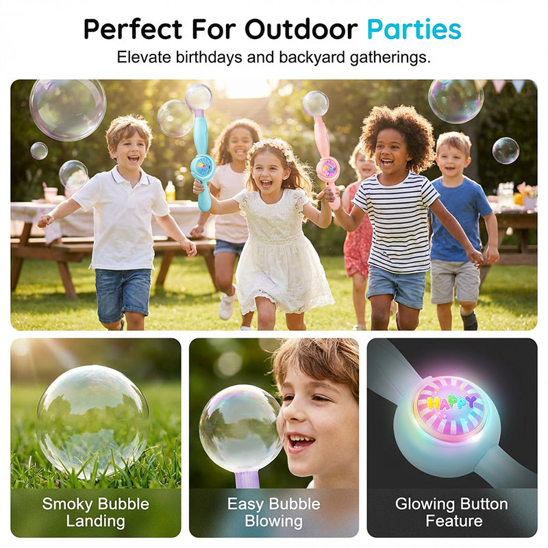 💨✨ Magischer wiederaufladbarer Rauchblasenstab – kinderfreundlich, USB-C, langanhaltender Nebel für Partys & Spielspaß 🎉🎈