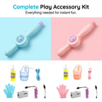 💨✨ Magischer wiederaufladbarer Rauchblasenstab – kinderfreundlich, USB-C, langanhaltender Nebel für Partys & Spielspaß 🎉🎈