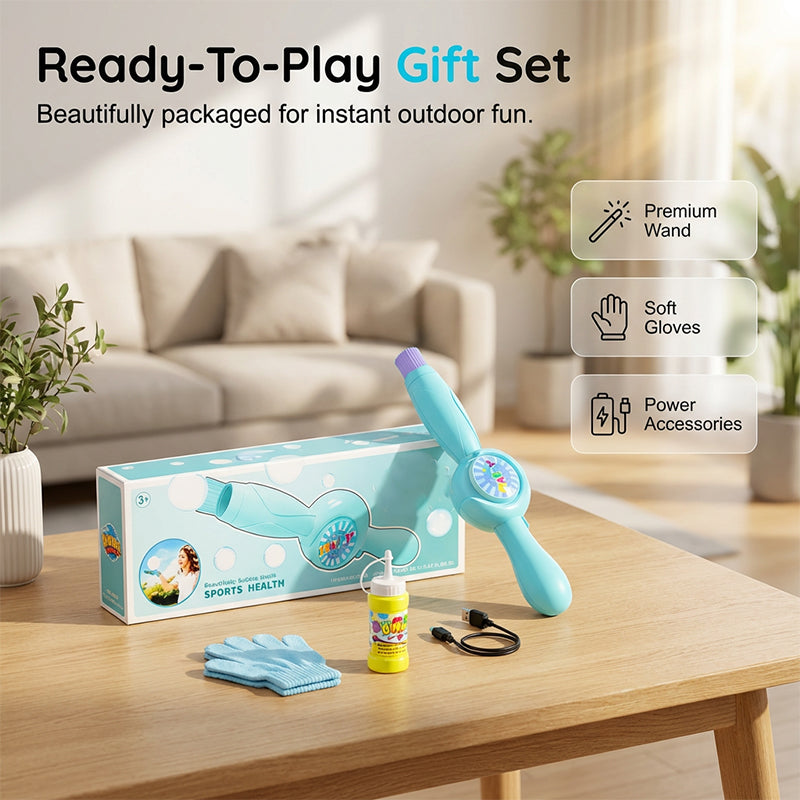 💨✨ Magischer wiederaufladbarer Rauchblasenstab – kinderfreundlich, USB-C, langanhaltender Nebel für Partys & Spielspaß 🎉🎈