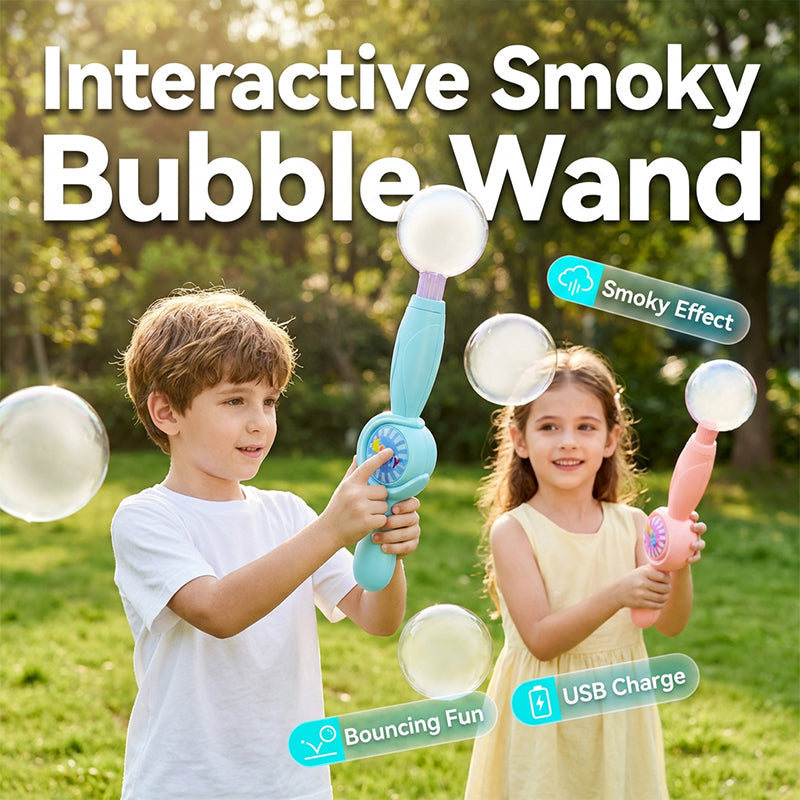 💨✨ Magischer wiederaufladbarer Rauchblasenstab – kinderfreundlich, USB-C, langanhaltender Nebel für Partys & Spielspaß 🎉🎈