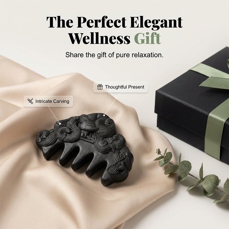 🧴🌿 Duftholz-Massagekamm – Akupressur & Stressabbau ✨💆‍♀️ Sanfte Kopfhautmassage, glättet das Haar, beugt Haarbruch vor – tägliche Entspannung wie in der Wellness-Oase. Handpoliert & langlebig.