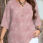 👚✨ Leichte V-Neck Bluse mit Knopfleiste – perfekt für Büro & Freizeit 🌸👌 | atmungsaktiv, knitterfrei, figurschmeichelnd | im Sale